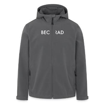 Belgrade Belgrade Serbie Drapeau serbe Serbie - Veste softshell homme en polyester recyclé Stanley/Stella - charbon - Devant - AI Model Male 185 light (185cm)