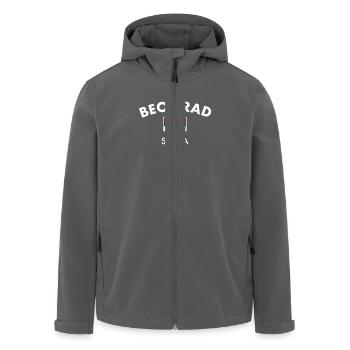 Belgrade Belgrade Serbie Serbie Drapeau - Veste softshell homme en polyester recyclé Stanley/Stella - charbon - Devant - AI Model Male 185 light (185cm)