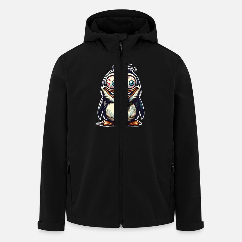 Pingouin - Veste softshell homme en polyester recyclé Stanley/Stella - noir