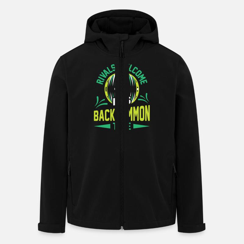 Backgammon Spiel - Recycelte Männer Softshell-Jacke von Stanley/Stella - Schwarz