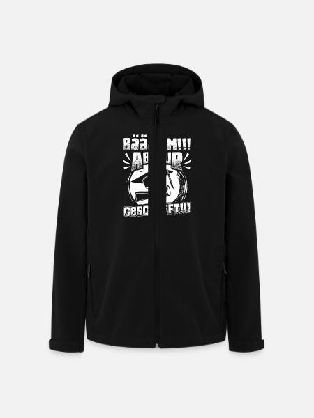 ABITUR GESCHAFFT!! Abi Geschafft Lustiges - Recycelte Männer Softshell-Jacke von Stanley/Stella - Schwarz