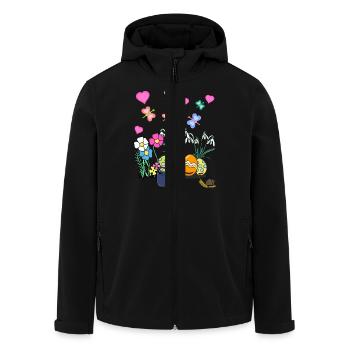 Pâques Enfants Poussin Enfant - Veste softshell homme en polyester recyclé Stanley/Stella - noir - Devant - AI Model Male 185 light (185cm)