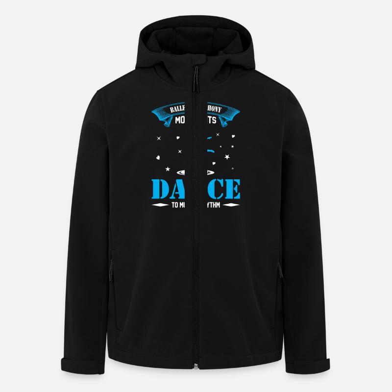 Ballerina Ballett mädchen - Recycelte Männer Softshell-Jacke von Stanley/Stella - Schwarz