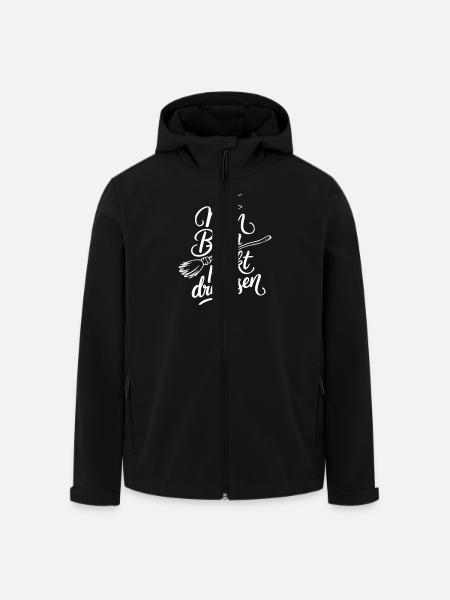 Mein Besen parkt draussen - Perfekt für - Recycelte Männer Softshell-Jacke von Stanley/Stella - Schwarz