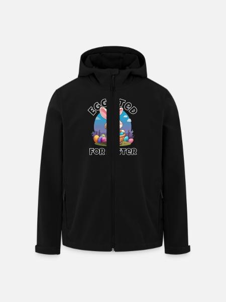 Eggcited for Easter - Men’s Recycled Softshell Jacket by Stanley/Stella - black