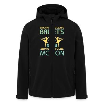 Ballerina Ballett mädchen - Recycelte Männer Softshell-Jacke von Stanley/Stella - Schwarz - Vorne - AI Model Male 185 light (185cm)