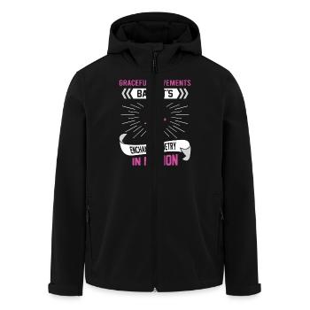 Ballerina Ballett mädchen - Recycelte Männer Softshell-Jacke von Stanley/Stella - Schwarz - Vorne - AI Model Male 185 light (185cm)