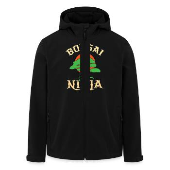 Bonsai Tree - Recycelte Männer Softshell-Jacke von Stanley/Stella - Schwarz - Vorne - AI Model Male 185 light (185cm)