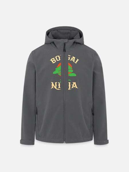 Bonsai Tree - Recycelte Männer Softshell-Jacke von Stanley/Stella - Schwarz