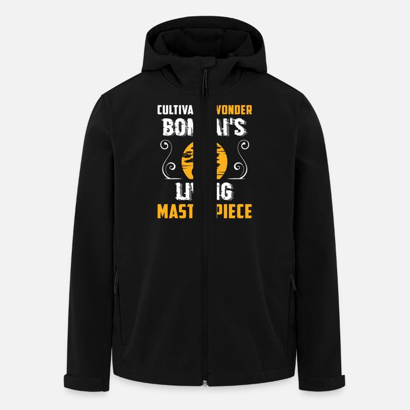 Bonsai Tree - Recycelte Männer Softshell-Jacke von Stanley/Stella - Schwarz