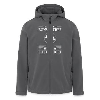 Bonsai Tree - Recycelte Männer Softshell-Jacke von Stanley/Stella - Anthrazit - Vorne - AI Model Male 185 light (185cm)