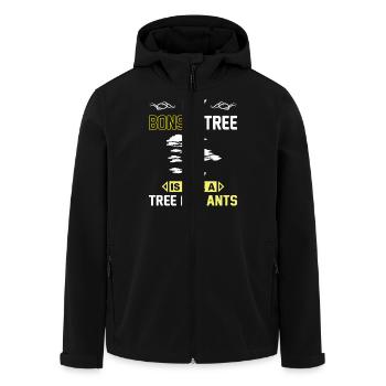 Bonsai Tree - Recycelte Männer Softshell-Jacke von Stanley/Stella - Schwarz - Vorne - AI Model Male 185 light (185cm)
