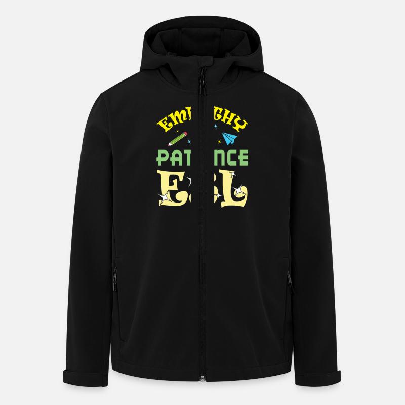 ESL-Lehrer ESL Unterricht - Recycelte Männer Softshell-Jacke von Stanley/Stella - Schwarz