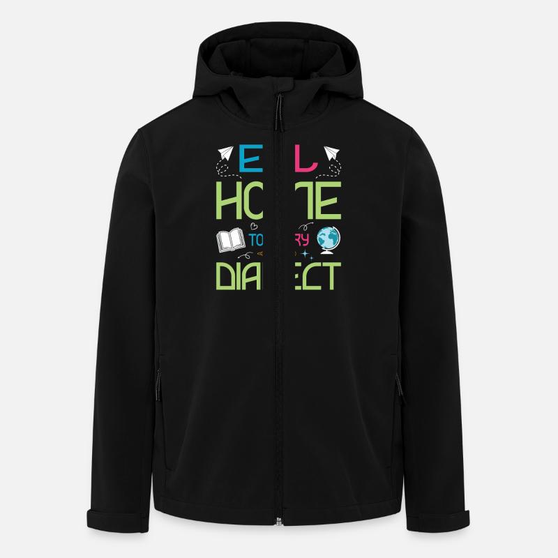 ESL-Lehrer ESL Unterricht - Recycelte Männer Softshell-Jacke von Stanley/Stella - Schwarz