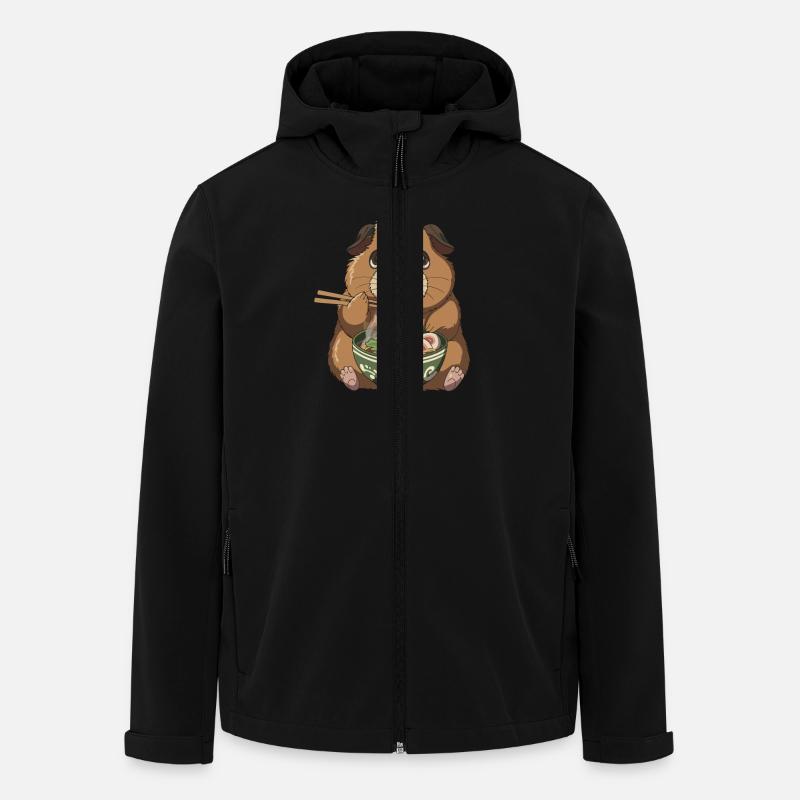 Guinea Pig Ramen Delight - Perfect for - Men’s Recycled Softshell Jacket by Stanley/Stella - black
