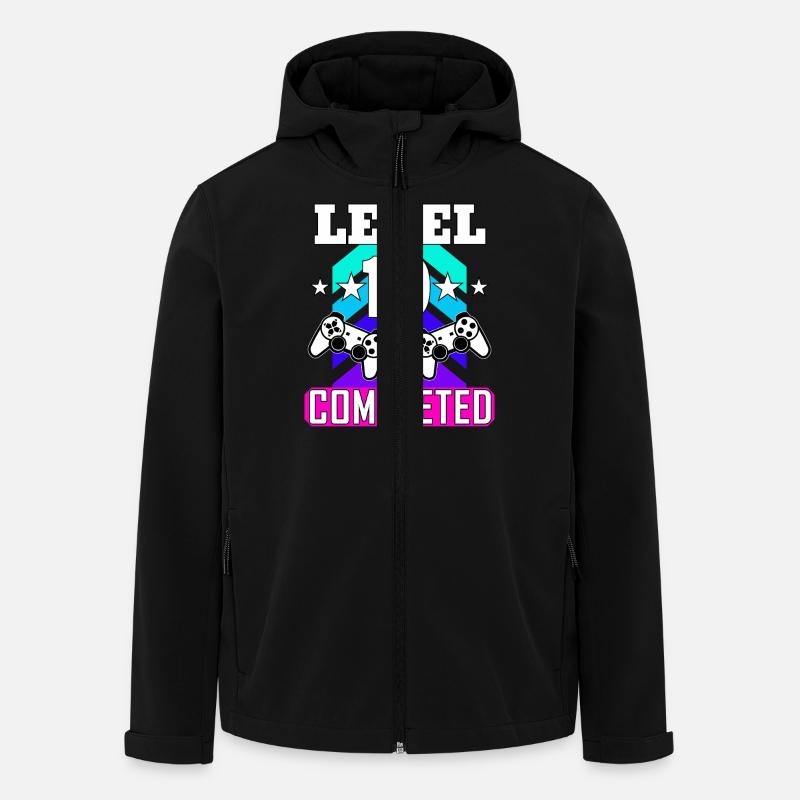 10 Anniversaire - Veste softshell homme en polyester recyclé Stanley/Stella - noir