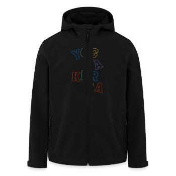 Yogyakarta Indonesia - Men’s Recycled Softshell Jacket by Stanley/Stella - black - Front - AI Model Male 185 light (185cm)