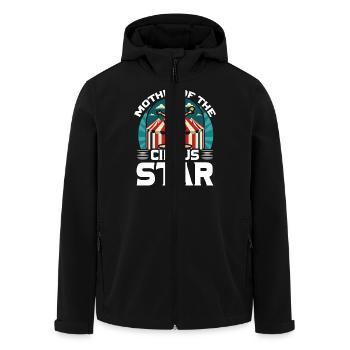 Mother of the Circus Star - Men’s Recycled Softshell Jacket by Stanley/Stella - black - Front - AI Model Male 185 light (185cm)