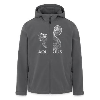aquarius1w Plan de travail 1 - Veste softshell homme en polyester recyclé Stanley/Stella - charbon - Devant - AI Model Male 185 light (185cm)