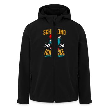 Schulkind 2026 Ich Rocke Jetzt Die Einschulung - Recycelte Männer Softshell-Jacke von Stanley/Stella - Schwarz - Vorne - AI Model Male 185 light (185cm)