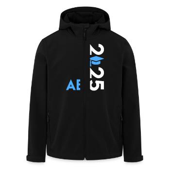 ABITUR 2025 ABI Geschafft Abiturient Lustiges - Recycelte Männer Softshell-Jacke von Stanley/Stella - Schwarz - Vorne - AI Model Male 185 light (185cm)