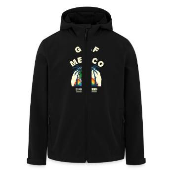 Urlaub in Mexiko mexikoreise - Recycelte Männer Softshell-Jacke von Stanley/Stella - Schwarz - Vorne - AI Model Male 185 light (185cm)