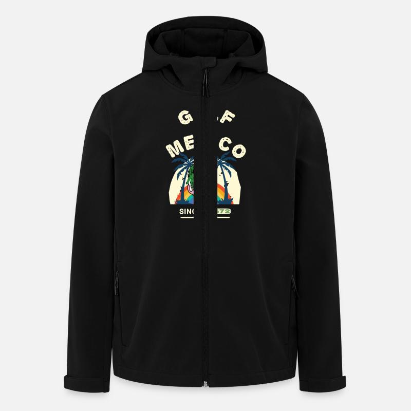 Holidays in Mexico Mexico trip - Men’s Recycled Softshell Jacket by Stanley/Stella - black