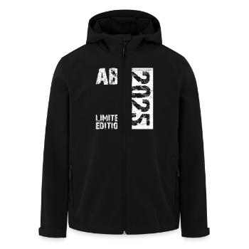 ABI 2025 Abitur Abschluss Lustiges Abiturienten - Recycelte Männer Softshell-Jacke von Stanley/Stella - Schwarz - Vorne - AI Model Male 185 light (185cm)