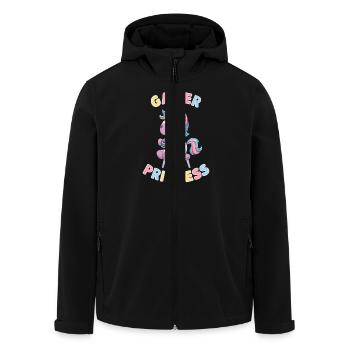 Unicorn Gamer Princess Playful And Fantastic - Men’s Recycled Softshell Jacket by Stanley/Stella - black - Front - AI Model Male 185 light (185cm)