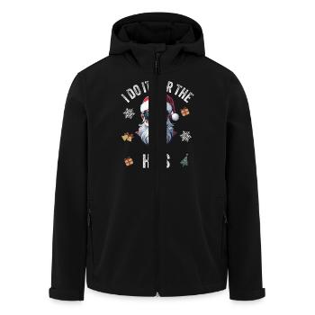 weihnachten aller Zeichenfläche 1 Kopie - Recycelte Männer Softshell-Jacke von Stanley/Stella - Schwarz - Vorne - AI Model Male 185 light (185cm)