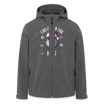 Noël Tout Artboard 1 exemplaire - Veste softshell homme en polyester recyclé Stanley/Stella - charbon - Devant - AI Model Male 185 light (185cm)