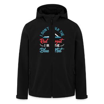 Gymnastik Training Fitness Gym - Recycelte Männer Softshell-Jacke von Stanley/Stella - Schwarz - Vorne - AI Model Male 185 light (185cm)