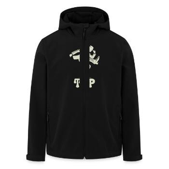 Tap Tanz Tänzer Retro Stil Kunst - Recycelte Männer Softshell-Jacke von Stanley/Stella - Schwarz - Vorne - AI Model Male 185 light (185cm)