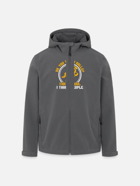 Oh You Throw Balls? I Throw People Wrestling - Recycelte Männer Softshell-Jacke von Stanley/Stella - Schwarz