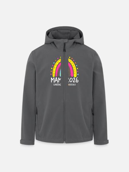 Mama 2026 Loading - Recycelte Männer Softshell-Jacke von Stanley/Stella - Schwarz