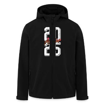 ABITUR 2025 Abi Geschafft Abitur Mädchen Lustig - Recycelte Männer Softshell-Jacke von Stanley/Stella - Schwarz - Vorne - AI Model Male 185 light (185cm)