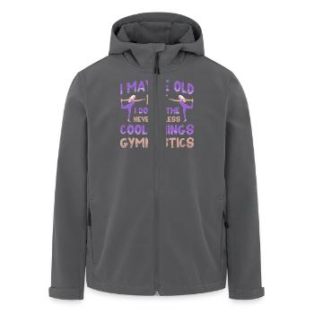 Gymnastik Training Fitness Gym - Recycelte Männer Softshell-Jacke von Stanley/Stella - Schwarz - Vorne - AI Model Male 185 light (185cm)