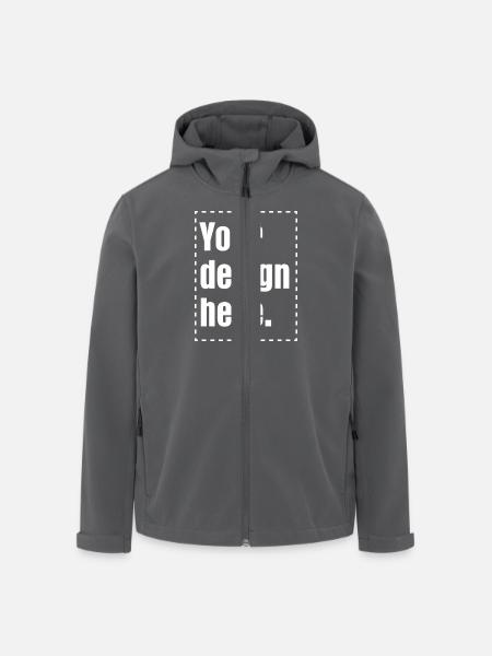 your design here haha pisswitzig - Men’s Recycled Softshell Jacket by Stanley/Stella - black