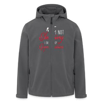 Gymnastik Training Fitness Gym - Recycelte Männer Softshell-Jacke von Stanley/Stella - Anthrazit - Vorne - AI Model Male 185 light (185cm)