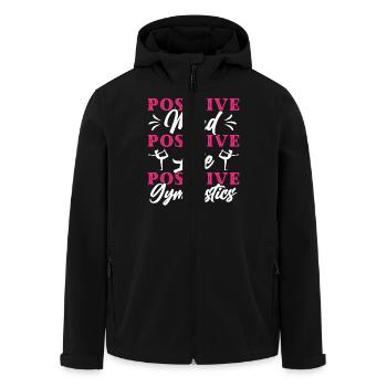 Gymnastik Training Fitness Gym - Recycelte Männer Softshell-Jacke von Stanley/Stella - Schwarz - Vorne - AI Model Male 185 light (185cm)