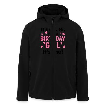 birthday girl black 2 omg die ist ja so poetisch - Recycelte Männer Softshell-Jacke von Stanley/Stella - Schwarz - Vorne - AI Model Male 185 light (185cm)