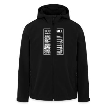 Boccia-Spieler - Recycelte Männer Softshell-Jacke von Stanley/Stella - Schwarz - Vorne - AI Model Male 185 light (185cm)