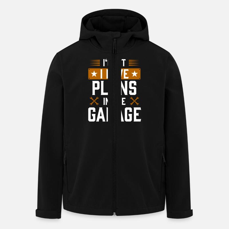 garage1 Artboard 1 - Men’s Recycled Softshell Jacket by Stanley/Stella - black