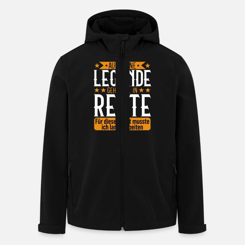 rente1 Zeichenfläche 1 - Recycelte Männer Softshell-Jacke von Stanley/Stella - Schwarz