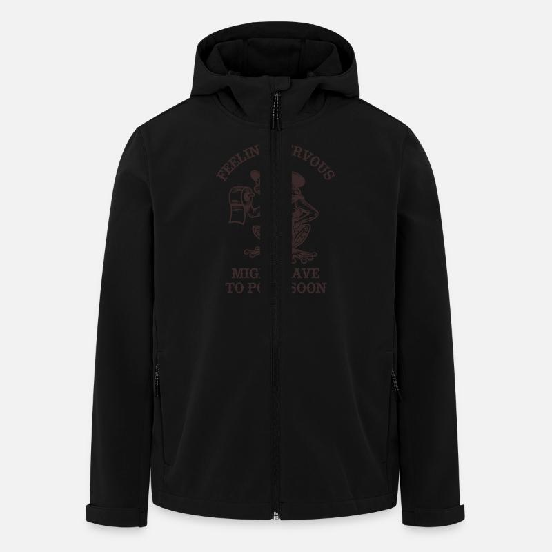 Irritable Bowel Syndrom Cowboy Frog - Men’s Recycled Softshell Jacket by Stanley/Stella - black