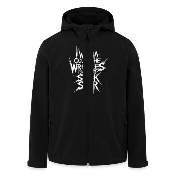 Je veux compter les rides sur ta star puante anale - Veste softshell homme en polyester recyclé Stanley/Stella - noir - Devant - AI Model Male 185 light (185cm)