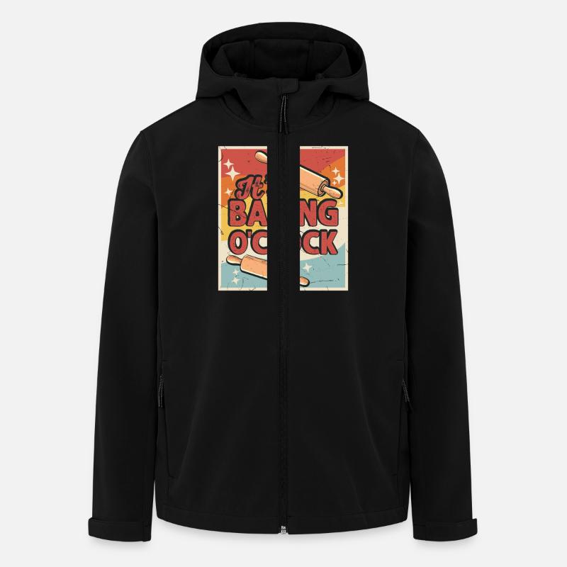 Backen Bäcker Bäckerei - Recycelte Männer Softshell-Jacke von Stanley/Stella - Schwarz
