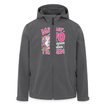 70. Geburtstag Männer Frauen Lustig 70 Jahre - Recycelte Männer Softshell-Jacke von Stanley/Stella - Schwarz - Vorne - AI Model Male 185 light (185cm)
