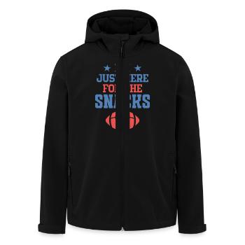 Je suis juste là pour les collations - Veste softshell homme en polyester recyclé Stanley/Stella - noir - Devant - AI Model Male 185 light (185cm)