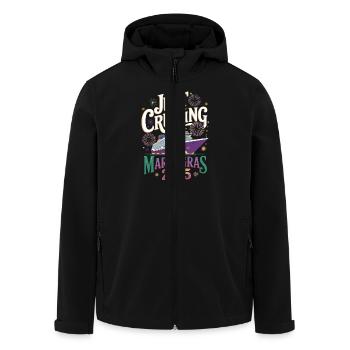 Just Cruising Mardi Gras 2025 Cruise Festival - Men’s Recycled Softshell Jacket by Stanley/Stella - black - Front - AI Model Male 185 light (185cm)